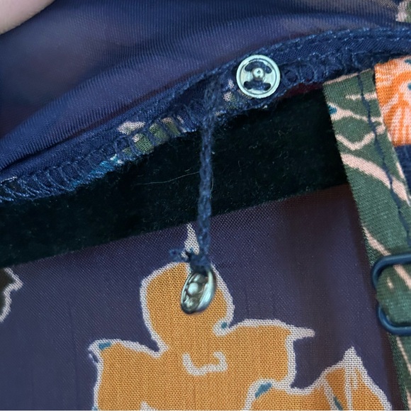 Free People 2pc Floral Slip Dress with Floral Shear Jacket - Picture 8 of 15